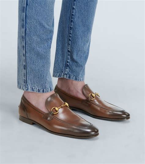 shoes that look like gucci jordaan leather loafer|Gucci jordaan loafer men.